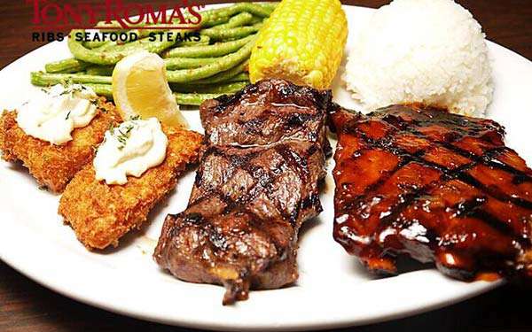 「Tony Romas」餐厅肋排套餐 · 3