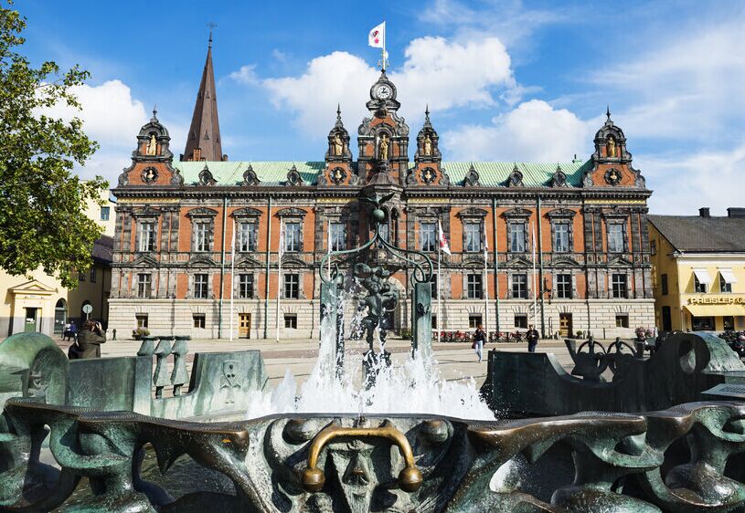 大广场与市政厅Stortorget and City Hall