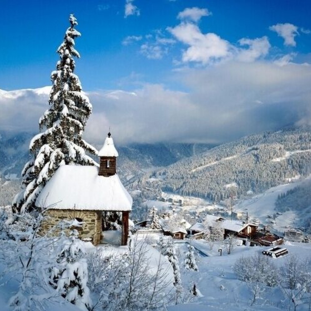 北欧雪景