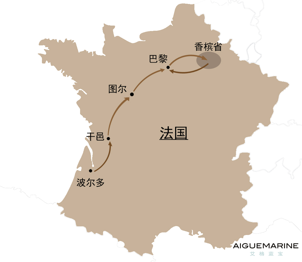 法国葡萄酒旅游路线